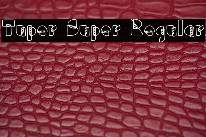 Tuper Super Regular Example 3