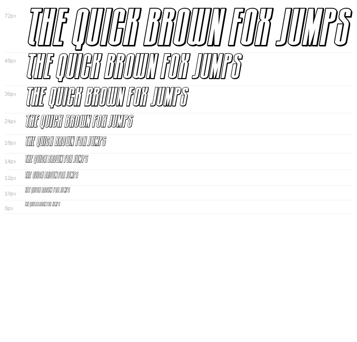 Turb0lence 3D Italic Waterfall