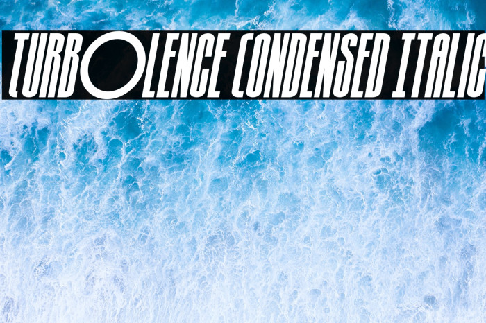 Turb0lence Condensed Italic Example 1