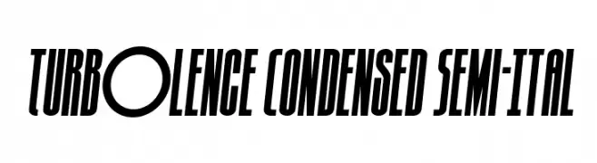 Turb0lence Condensed Semi-Ital  Fuentes Gratis Descargar