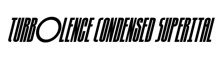 Turb0lence Condensed SuperItal  Fuentes Gratis Descargar