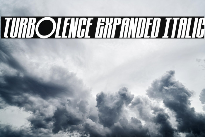 Turb0lence Expanded Italic Example 1