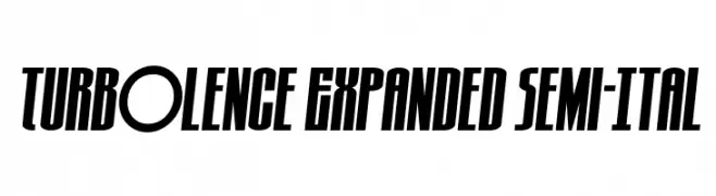 Turb0lence Expanded Semi-Ital  Fuentes Gratis Descargar