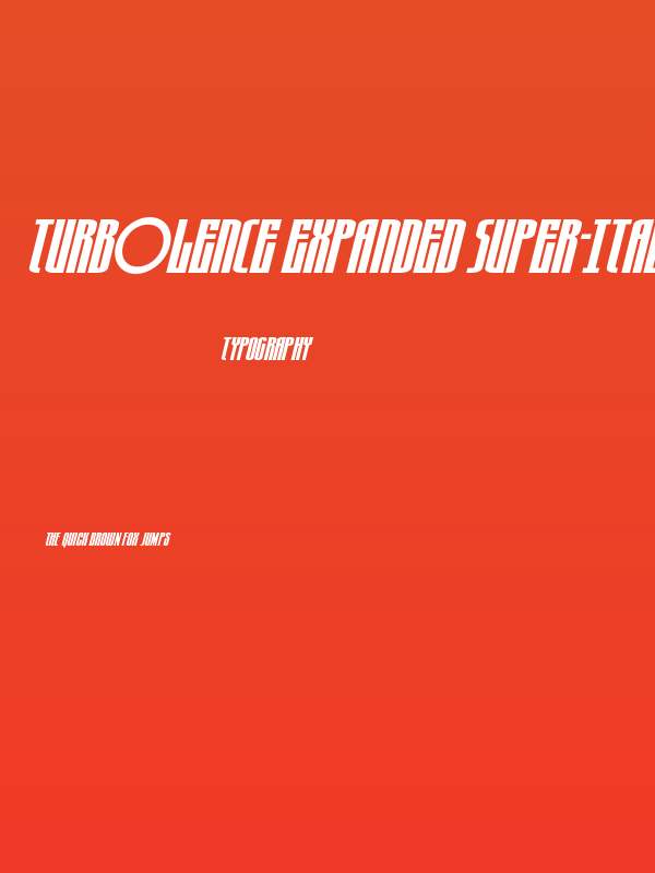 Turb0lence Expanded Super-Ital Poster