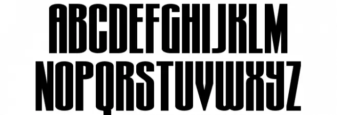 Turb0lence Expanded Schriftart Kleinbuchstaben