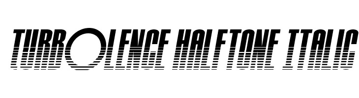 Turb0lence Halftone Italic  नि: शुल्क फ़ॉन्ट्स डाउनलोड