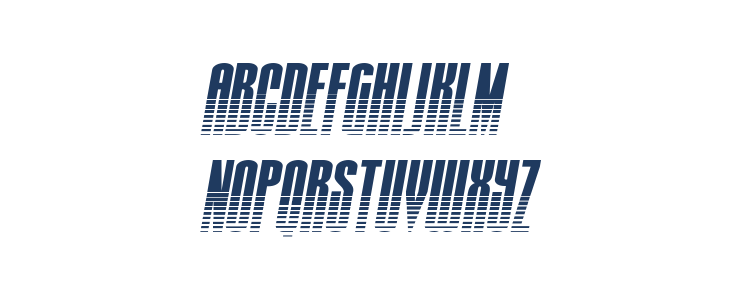 Turb0lence Halftone Italic Lowercase