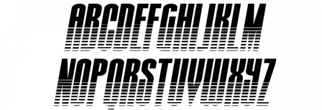 Turb0lence Halftone Italic Polices MINUSCULES