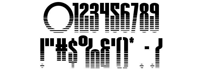Turb0lence Halftone Font OTHER CHARS