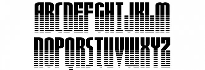Turb0lence Halftone Polices MAJUSCULES