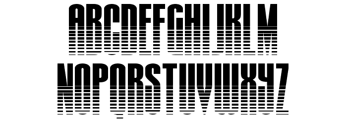 Turb0lence Halftone Font LOWERCASE