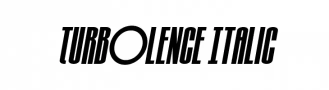 Turb0lence Italic  नि: शुल्क फ़ॉन्ट्स डाउनलोड