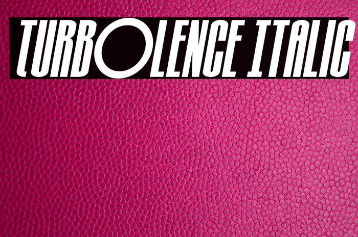 Turb0lence Italic Example 1