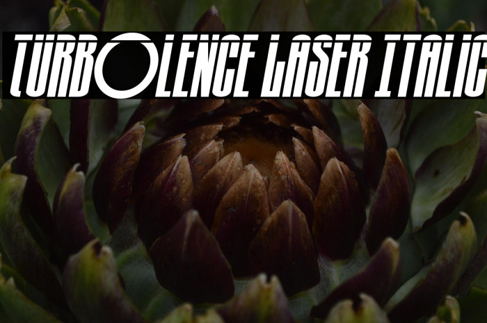 Turb0lence Laser Italic Example 1
