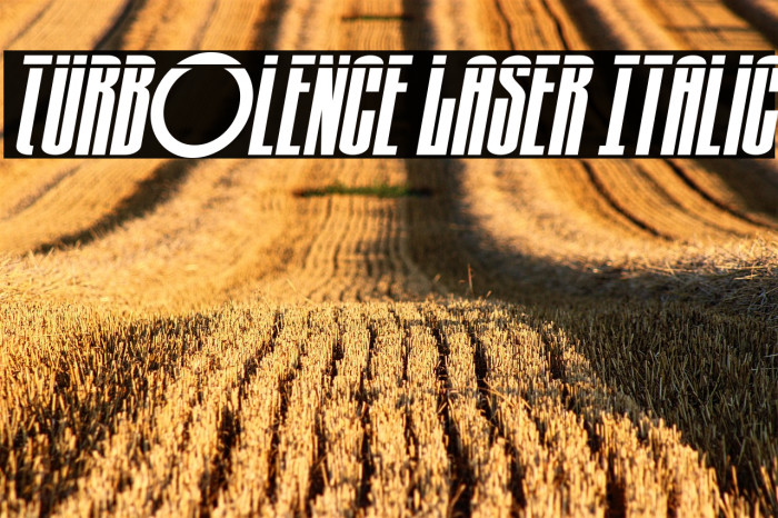 Turb0lence Laser Italic Example 3