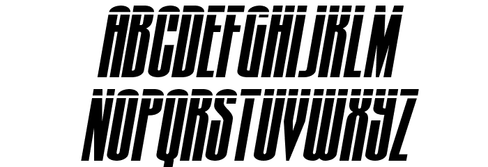 Turb0lence Laser Italic Font LOWERCASE