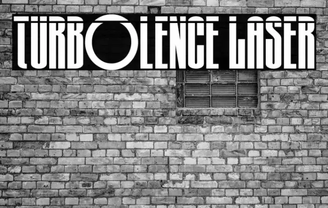 Turb0lence Laser Font examples