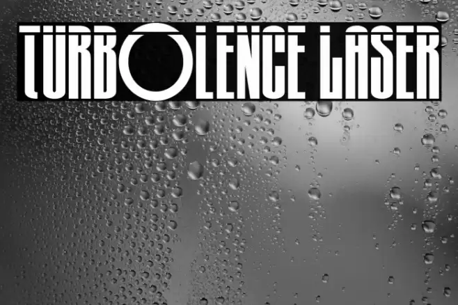 Turb0lence Laser Font examples