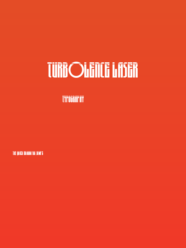 Turb0lence Laser Poster