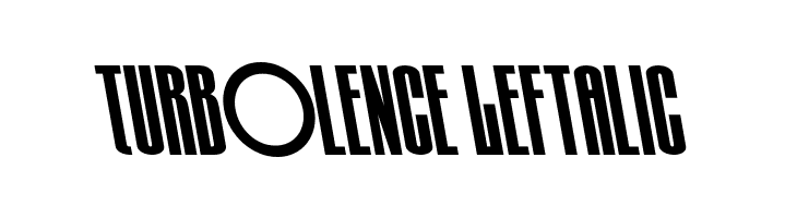 Turb0lence Leftalic  नि: शुल्क फ़ॉन्ट्स डाउनलोड