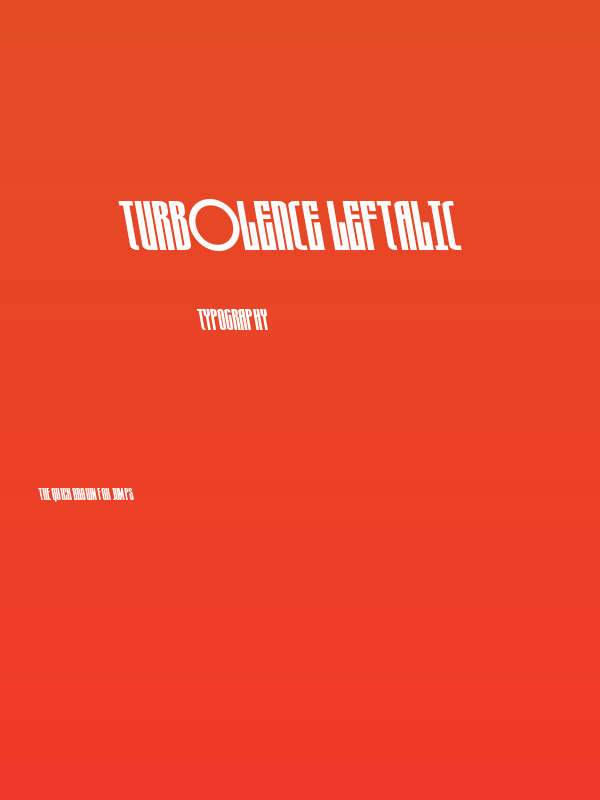 Turb0lence Leftalic Poster