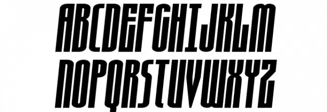 Turb0lence Semi-Italic Font Litere mari