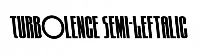 Turb0lence Semi-Leftalic  تنزيل الخطوط