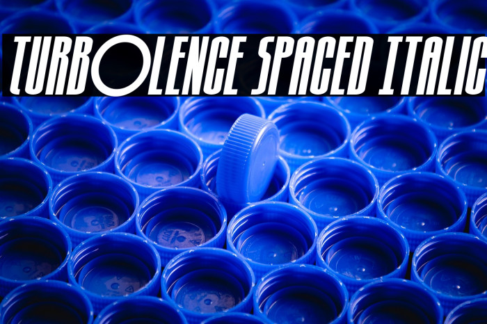 Turb0lence Spaced Italic Example 2