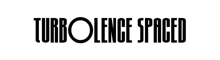 Turb0lence Spaced  Frei Schriftart Herunterladen