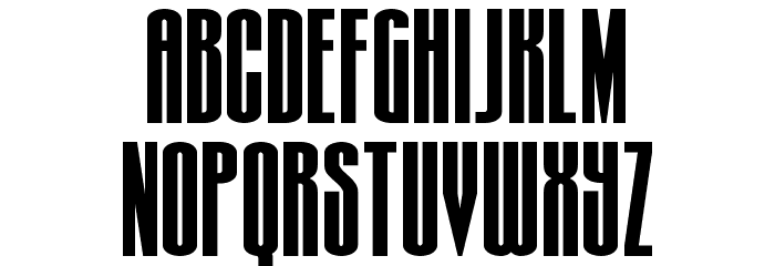 Turb0lence Spaced Font LOWERCASE