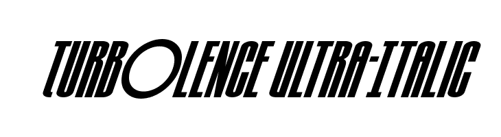 Turb0lence Ultra-Italic  Скачать бесплатные шрифты