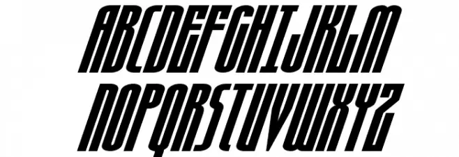 Turb0lence Ultra-Italic Polices MAJUSCULES
