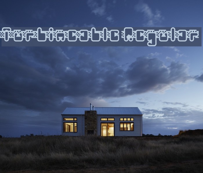 Turbineable Regular Font examples