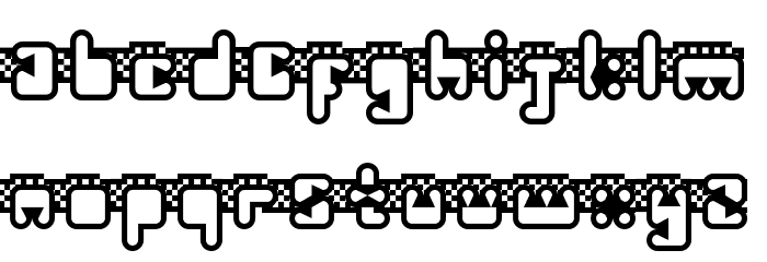 Turbineable Regular Font LOWERCASE