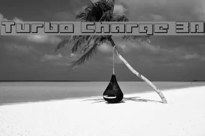 Turbo Charge 3D Font examples
