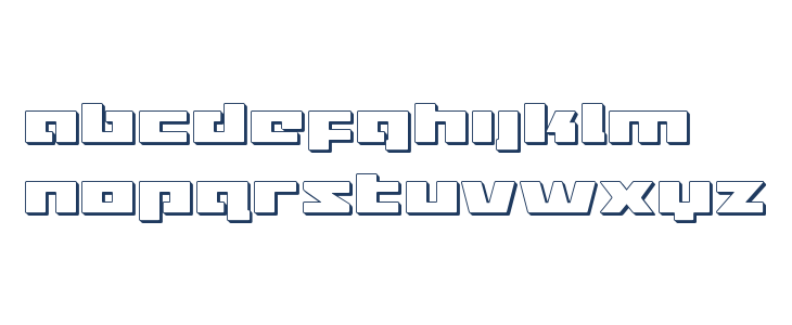 Turbo Charge 3D Lowercase