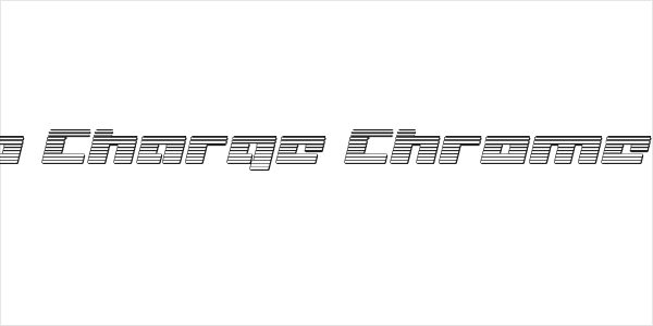 Turbo Charge Chrome Italic Logo