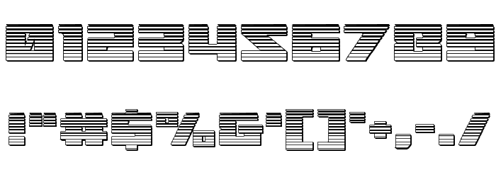 Turbo Charge Chromet Font OTHER CHARS