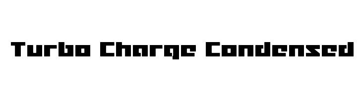 Turbo Charge Condensed  Скачать бесплатные шрифты