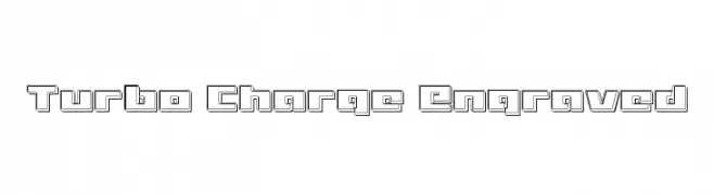 Turbo Charge Engraved  नि: शुल्क फ़ॉन्ट्स डाउनलोड
