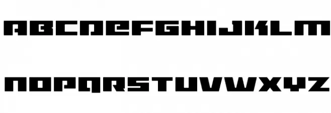 Turbo Charge Expanded Schriftart Groß
