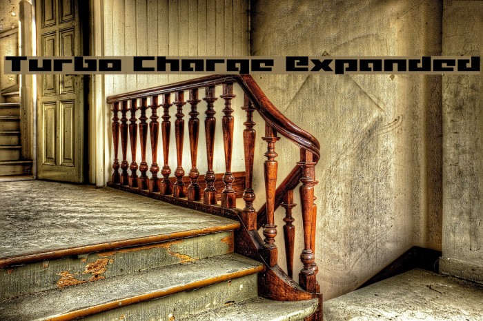 Turbo Charge Expanded Font examples