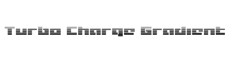 Turbo Charge Gradient Schriftart