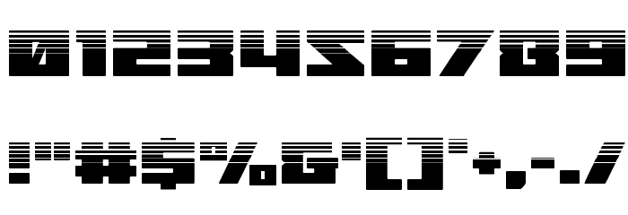Turbo Charge Halftone Font OTHER CHARS