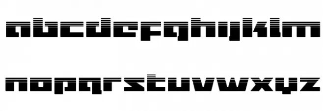 Turbo Charge Halftone फ़ॉन्ट लोअरकेस