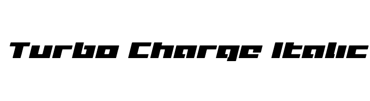 Turbo Charge Italic  baixar fontes gratis