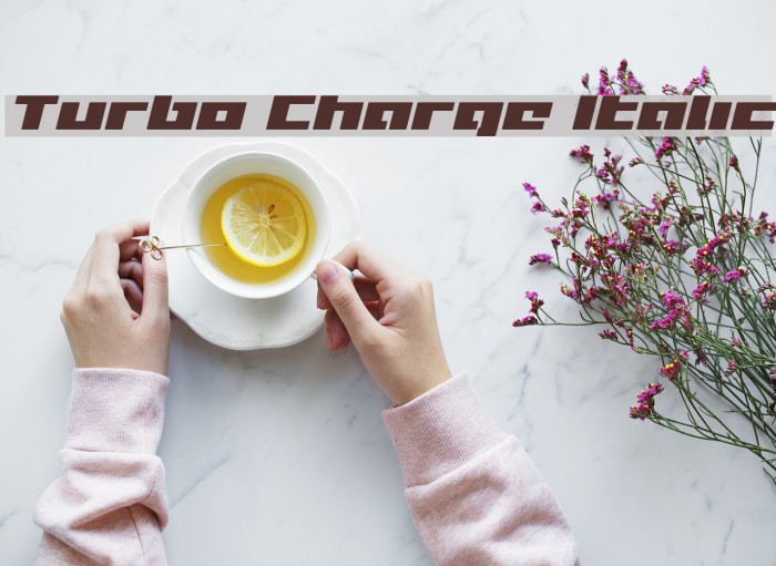 Turbo Charge Italic Example 2