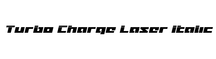 Turbo Charge Laser Italic  नि: शुल्क फ़ॉन्ट्स डाउनलोड