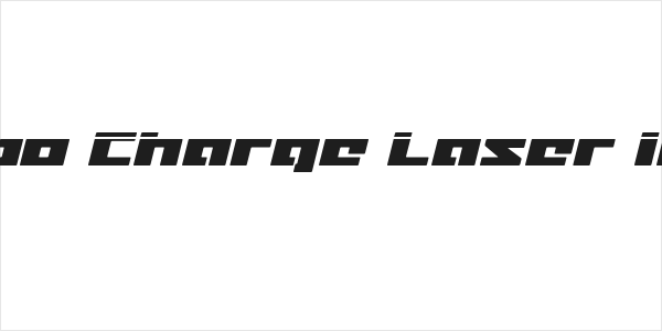 Turbo Charge Laser Italic Logo