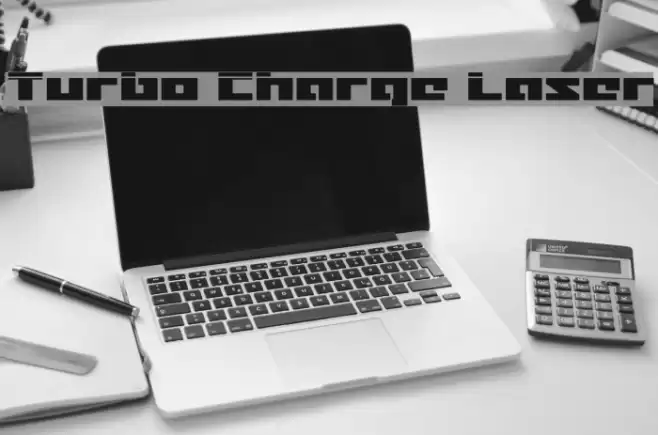 Turbo Charge Laser Font examples